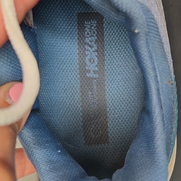 HOKA ONE ONE Arahi 5 Lightweight Lace-Up Sneakers Blue Fog Mesh Size 9.5 - Picture 8 of 9